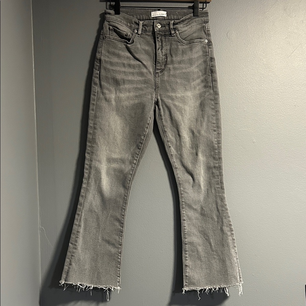 Loft Denim The Kick Crop Jeans